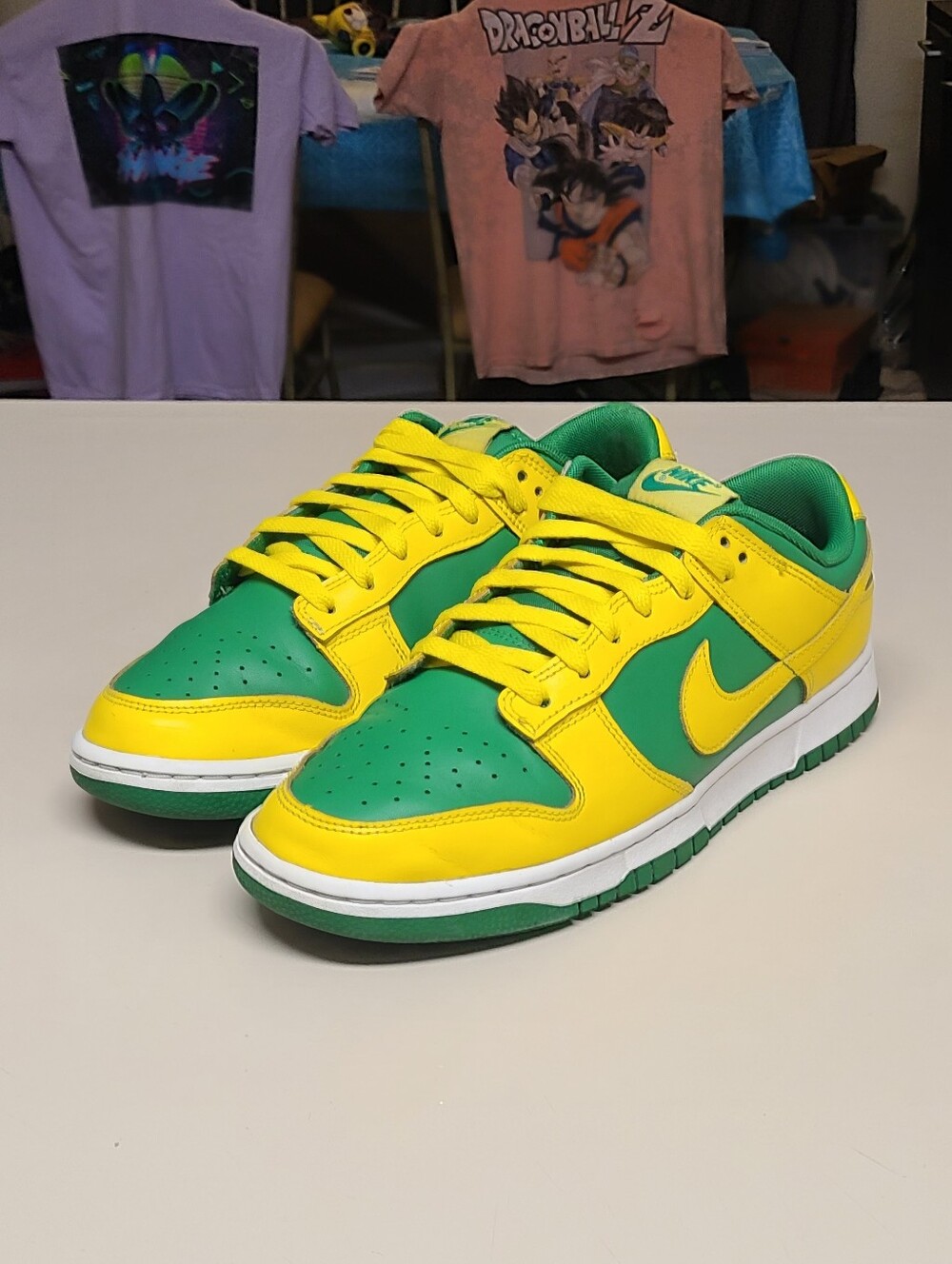 Nike Dunk Low Reverse Brazil casual low top skateboard sneakers size 9.5